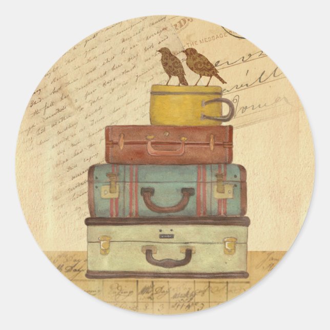 Ready To Fly love Birds Sticker (Front)