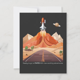 Ready to Go to Mars Save The Date