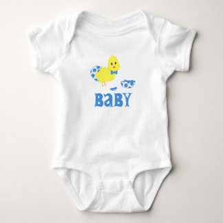 Ready To Hatch Chicky Boy Baby Shower Bodysuit