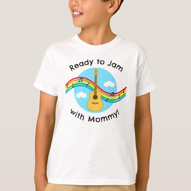 Ready to Jam Personalized Kids Shirt (Front)