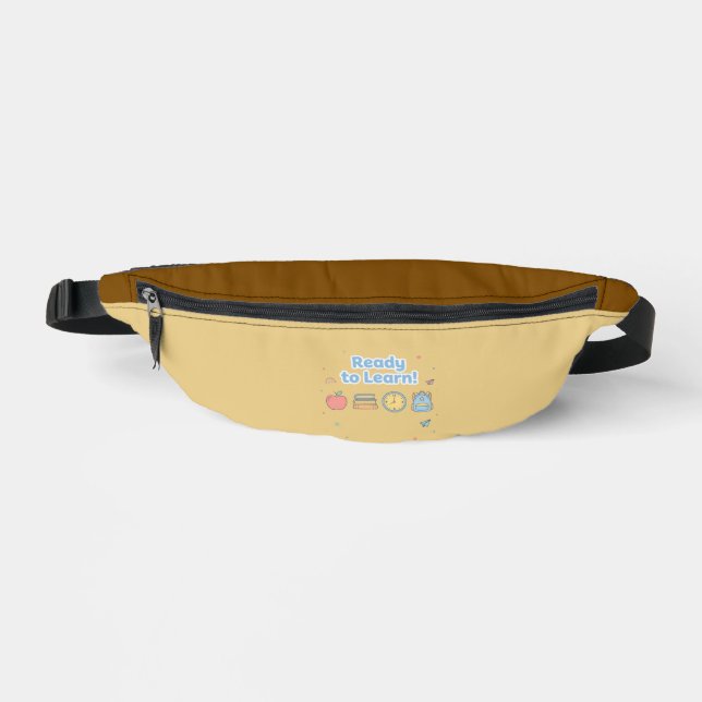  Ready to Learn – Cute Back‑to‑School Kids Sticker Fanny Pack (Front)