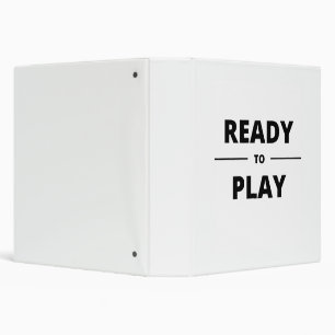READY TO PLAY BINDER