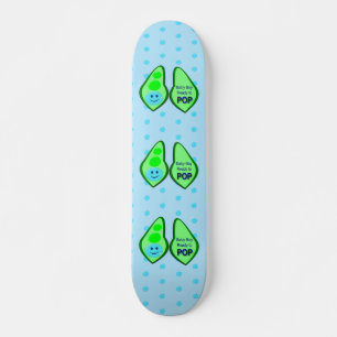 Ready to Pop Baby Boy Blue Pea Skateboard