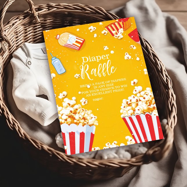 Ready to Pop Baby Shower Diaper Raffle Enclosure Card (Creator Uploaded)