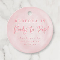 Ready to pop! baby shower invite thank you