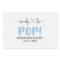 Ready To Pop Blue Mini Sparkling Wine Bottle Label