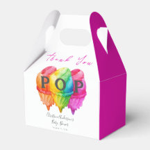 Ready to Pop Ice Cream Gradient Pink Baby Shower