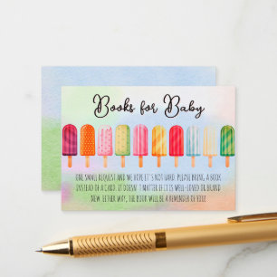 Ready To Pop Popsicles Books for Baby  Enclosure Card