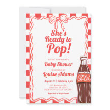 Ready to Pop Soda Baby shower Party