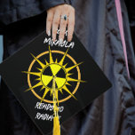 Ready to Radiate Radiography Grad Graduation Cap Topper<br><div class="desc">A radiation symbol lets the world know you are ready to radiate!</div>