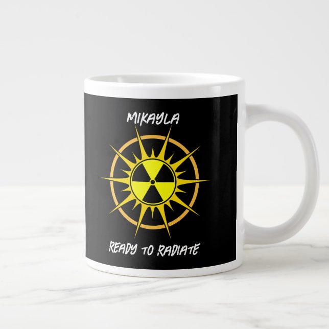 Ready to Radiate Radiology Graduation Large Coffee Mug (Right)