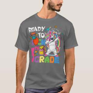 Ready To Rock 5th Grade Cute Unicorn Dabbing Fifth T-Shirt