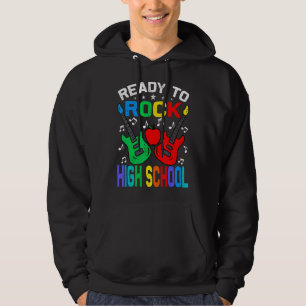 Ready To Rock High School Back To School Guitar 1 Hoodie