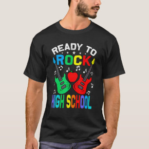Ready To Rock High School Back To School Guitar_3 T-Shirt