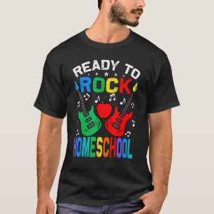 Ready To Rock Homeschool Back To School Guitar T-Shirt