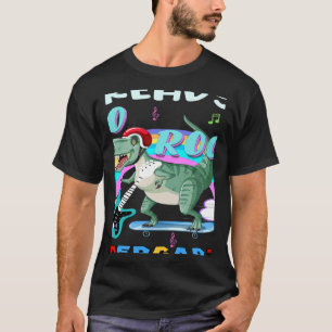 Ready To Rock Kindergarten dinosaur First Day Back T-Shirt