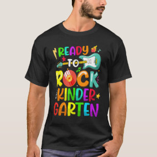 Ready To Rock Kindergarten First Day Of 5th Grade T-Shirt