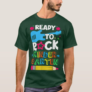 Ready To Rock Kindergarten First Day Of Kindergart T-Shirt