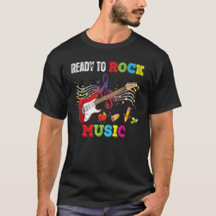 Ready To Rock Music Back To School Guitar Electric T-Shirt