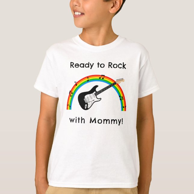 Ready to Rock Personalized Kids Shirt (Front)