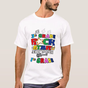 Ready To Rock Third Grade Rockstar Back To School T-Shirt