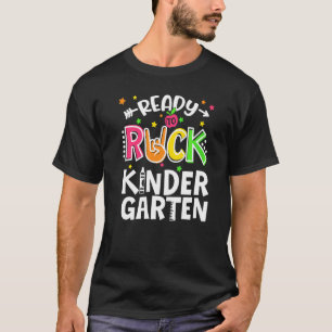 Ready To Ruck Kindergarten Back To School Kid T-Shirt