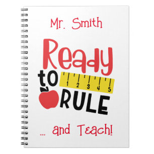 Ready To Rule Ruler And Apple Notebook