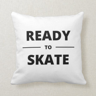 READY TO SKATE THROW PILLOW