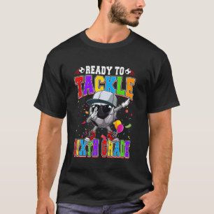 Ready To Tackle 6th Grade Soccer Ball Dabbing Back T-Shirt