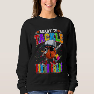 Ready To Tackle 9th Grade Basketball Dabbing Back Sweatshirt