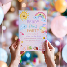 Ready TWO Party Invitation