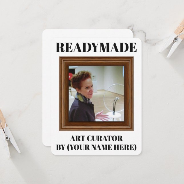 READYMADE FLAT GREETING CARD (Front/Back In Situ)