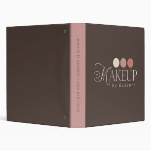 Readymade Logo Custom Makeup Artist Portfolio Binder