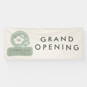 Readymade Logo Custom Spa Grand Opening Banner