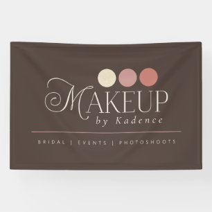 Readymade Logo Makeup Artist Vendor Booth Banner