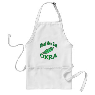 Reael Men Eat Okra Standard Apron