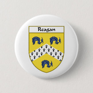 Reagan Coat of Arms/Family Crest 2 Inch Round Button