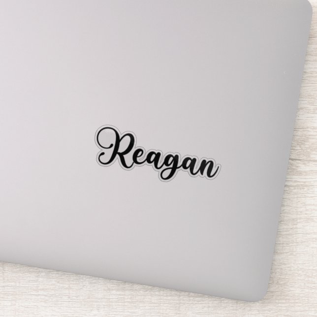 Reagan Name - Handwritten Calligraphy (Detail)
