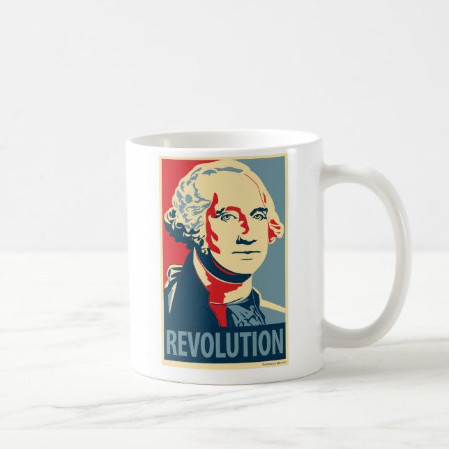 Reagan & Washington - Obama Parody Mug (Right)