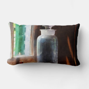Reagent Bottle and Small Brown Bottle Lumbar Pillow