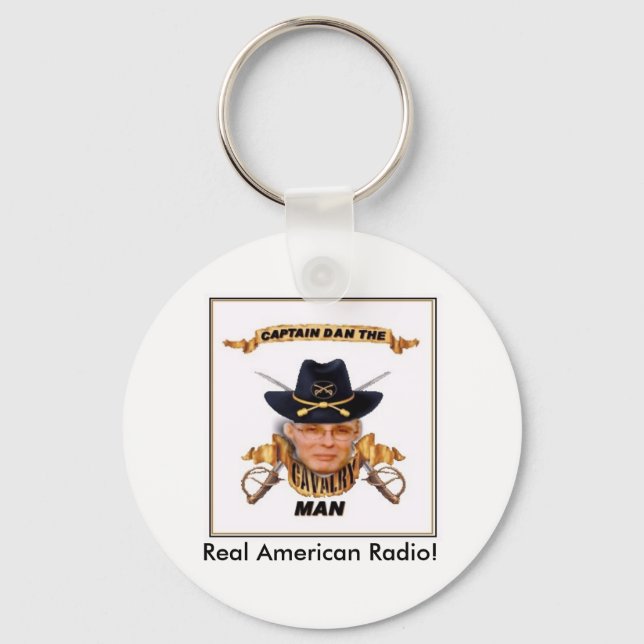 Real American Radio! Keychain (Front)