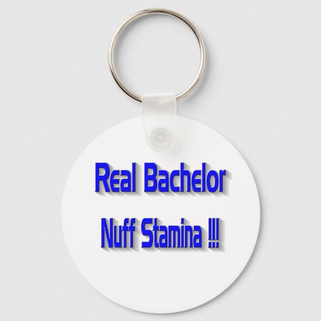 Real Bachelor Keychain (Front)