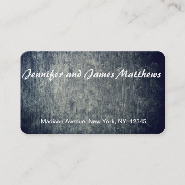 real background business card (Front)