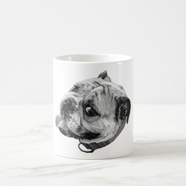 Real Bulldog Charm Coffee Mug (Center)