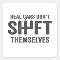 Real Cars Don't Shift Themselves Funny Manual 