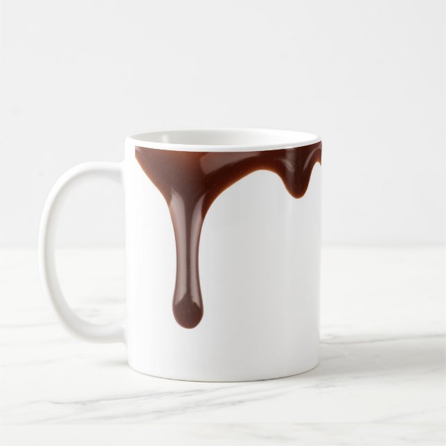 Real chocolate drips mug (Left)