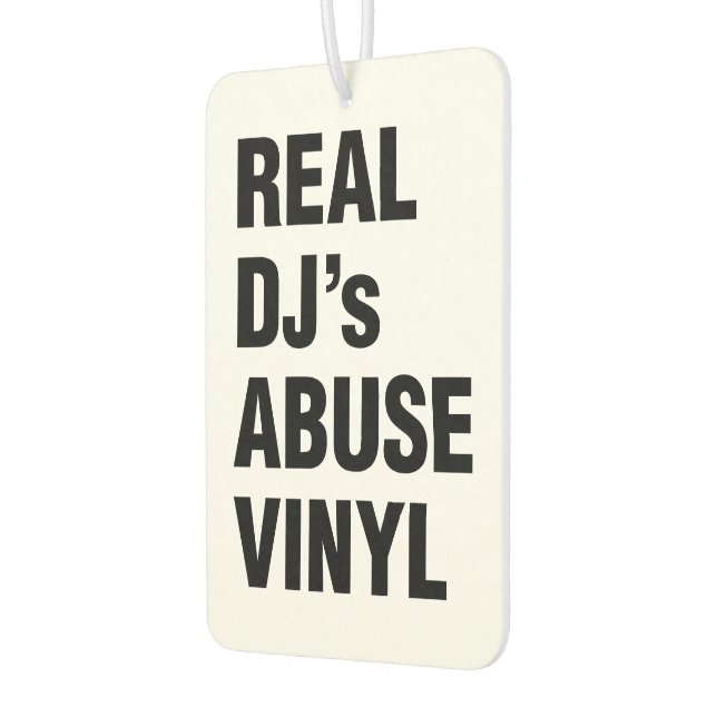 REAL DJ's ABUSE VINYL Air Freshener (Left)