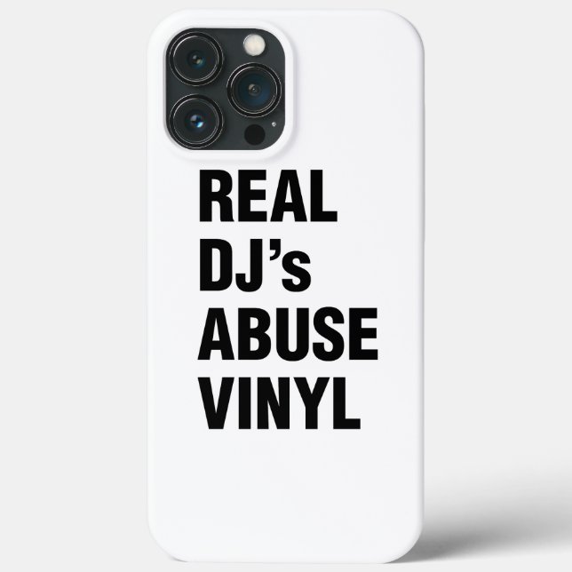 REAL DJ's ABUSE VINYL Case-Mate iPhone Case (Back)