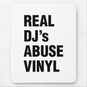 REAL DJ's ABUSE VINYL Mouse Pad