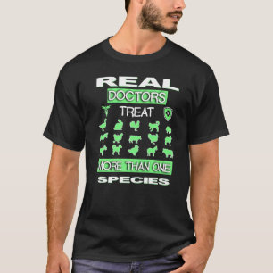 Real Doctor Veterinarian Tee Vet Tech Student Chri
